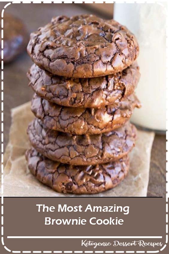 This brownie cookie recipe is all of the good parts of a brownie- crackly crust, fudgy middles, chewy edges, & intense chocolate flavor -in one little cookie! Also, if check out the how-to video right above the recipe. Read Others : Keto Chicken Parmesan Casserole Recipe Easy Recipe Cream Cheese Pancakes, Just 2-Ingredient One Pan Sour Cream Chicken Enchilada Skillet Delicious 