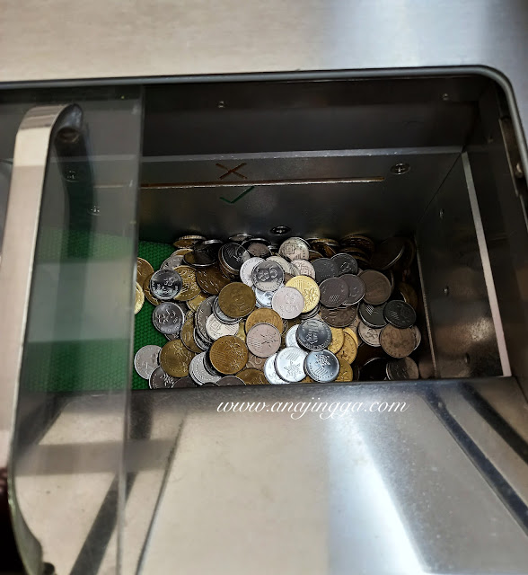 cara guna coin deposit machine