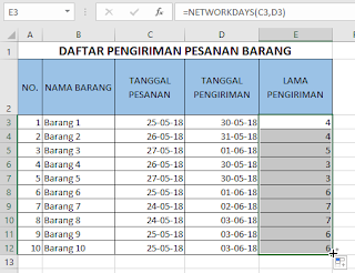 Menghitung Dengan Rumus Fungsi di Excel  Cara Menghitung Dengan Rumus Fungsi di Excel 2016