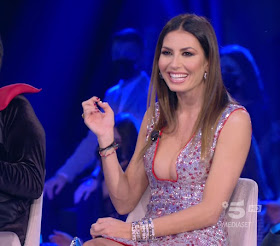 Elisabetta Gregoraci vestito 26 febbraio Gfvip