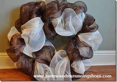 Deco Mesh Wreath 12