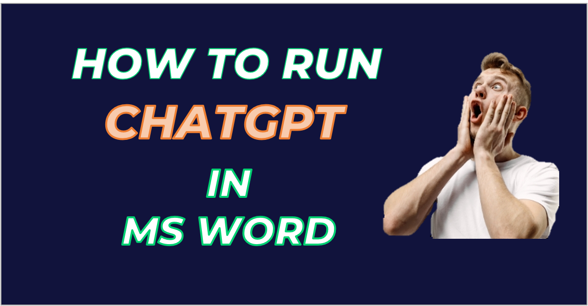 Run ChatGPT in MS Word