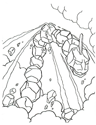Pokemon Coloring Sheets on This Pokemon Coloring Page Shows Onix   Grab Your Crayons  Print It Up