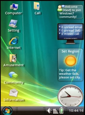 WINDOWS 7 THEME FOR ANDROID