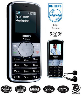 Philips Xenium 9@9f Without Camera Phone With GPRS Review.