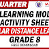 GRADE 8 MODULES AND ACTIVITY SHEETS (QUARTER 4) Free Download