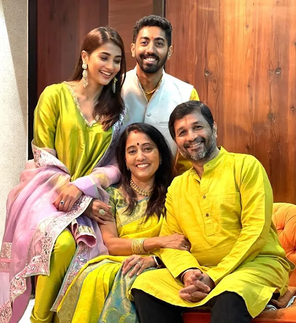 pooja hegde family pics