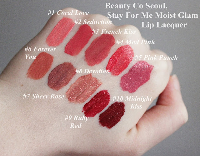 Beauty Co Seoul - Stay For Me, Moist Glam Lip Lacquer