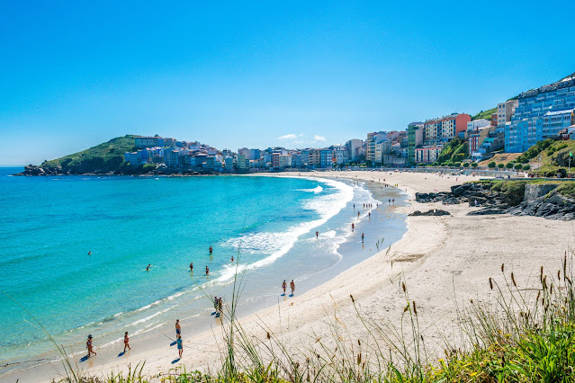 Malpica de Bergantiños desde el mirador de Canido