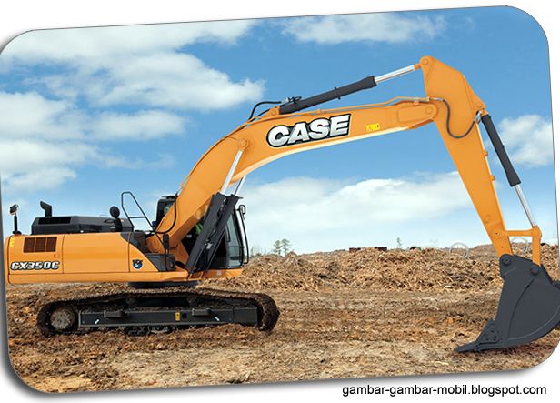 55 Gambar Sketsa Excavator  Paling Gokil 