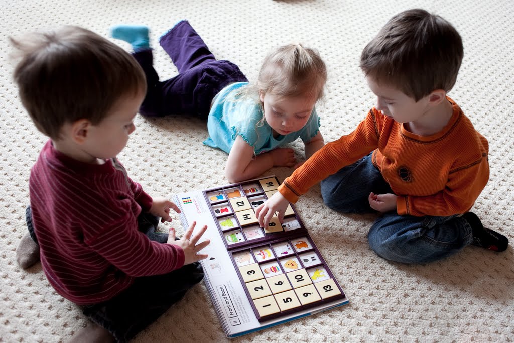 Bentley has liked games for a couple of years now, but the twins are only 