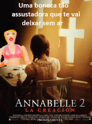 annabelle boneca insuflavel