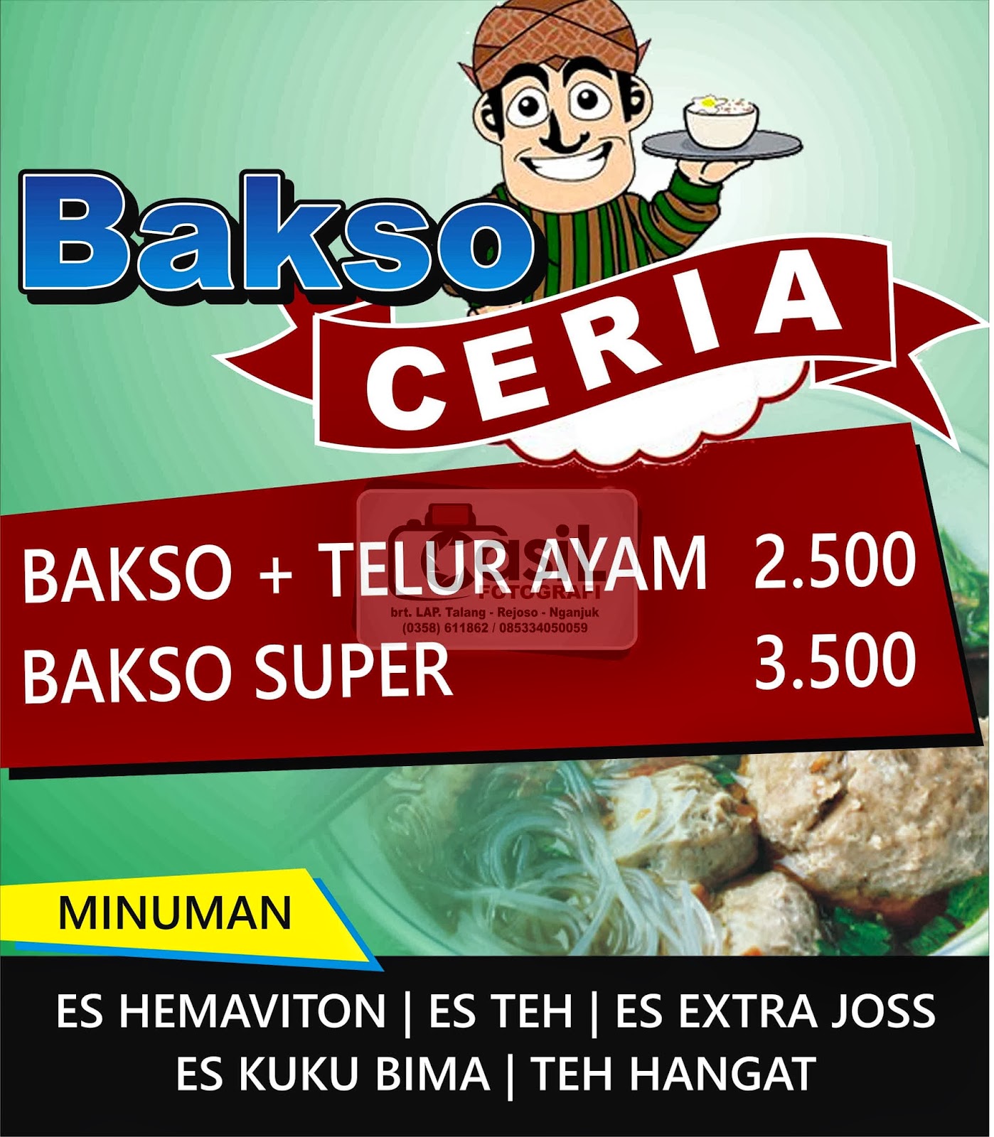  Contoh  Desain  Spanduk Bakso  jasa desain  grafis online