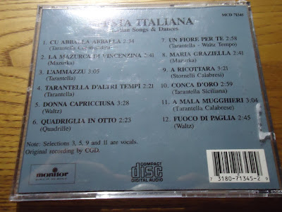 【ディズニーのCD】TDSメディテレーニアンハーバーBGM　「FESTA ITALIANA:Song&Dances」MONITOR