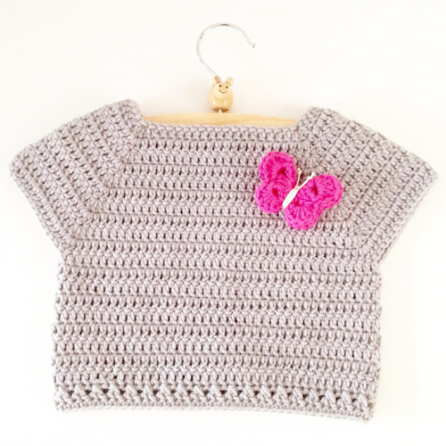 Crochet Toddler Shirt - Free pattern