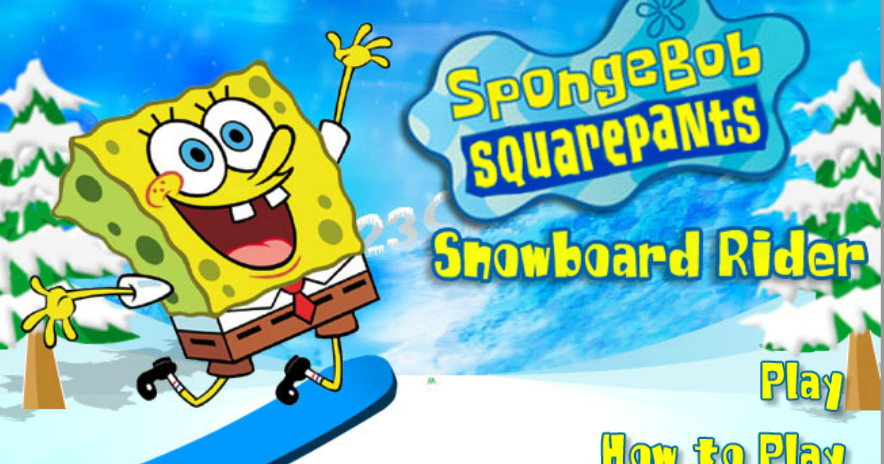 Permainan Spongebob Snowboard  100% Permainan GAMES 