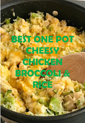 BEST ONE POT CHEESY CHICKEN BROCCOLI & RICE