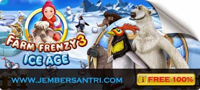 Free Download Farm Frenzy 3 Versi Ice Age PC Games Full Version Terbaru 2014