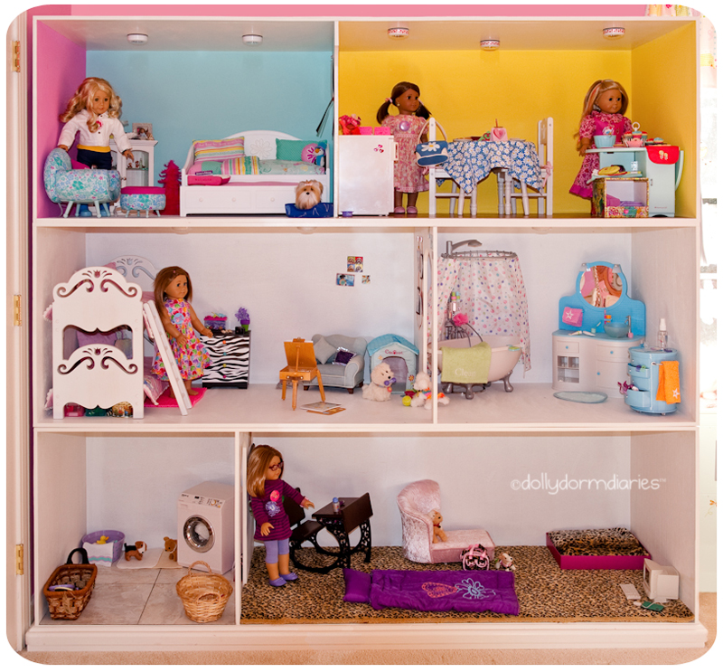 dorm kitchen for set Dorm Diaries Doll Doll Diaries Girl Dolly House American ~