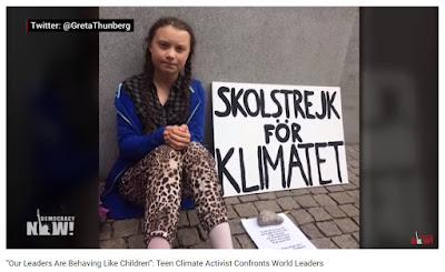 Photo Greta Thunberg - Protest Sign