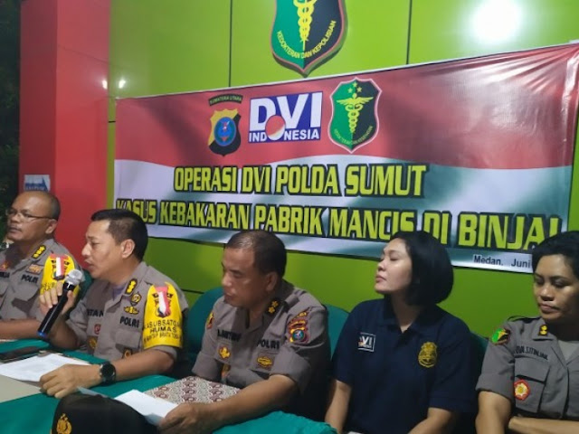 Polres Binjai Tahan Pengusaha Pabrik Mancis Terbakar di Kabupaten Langkat