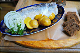 Cured Herring del Restaurante Ruso Mari Vanna en Nueva York