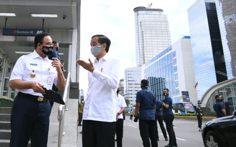 PSBB Anies Dipersoalkan Para Menteri, Padahal Jokowi Bilang Kesehatan Harus Jadi Prioritas