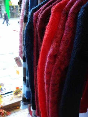 mohair sweaters pose