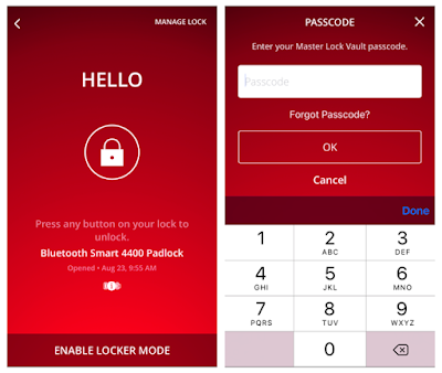 Master Lock Vault App