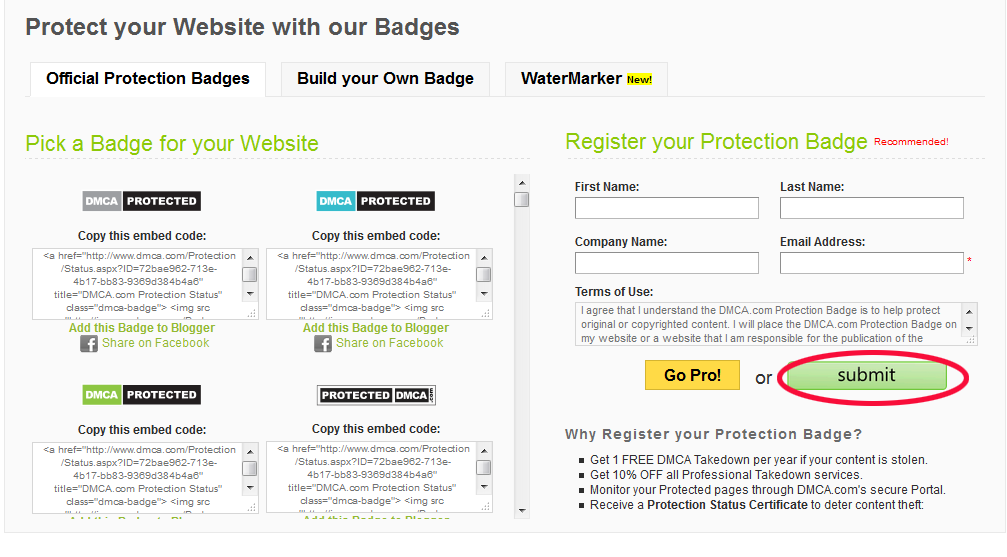 Manfaat DMCA Protection Dan cara Mendaftarkan Blog anda