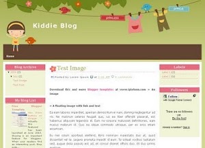 Kiddie Free Blogger Template