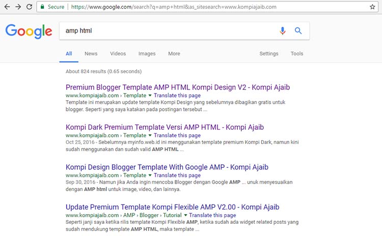 Solusi Mudah Untuk Search Box Blog AMP HTML