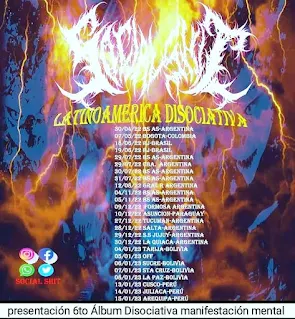 Social Shit gira Latinoamérica disociativa tour (2022/2023)
