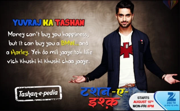 'Tashan-E-Ishq' Upcoming Zee Tv Serial Wiki Story|Cast|Promo|Title Song|Timings