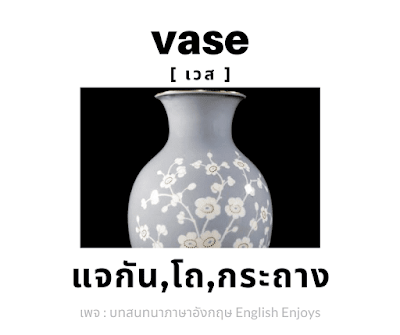 vase - แจกัน, โถ, กระถาง