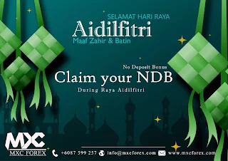 Bonus Forex Tanpa Deposit Aidilfitri $50 - MXC Forex