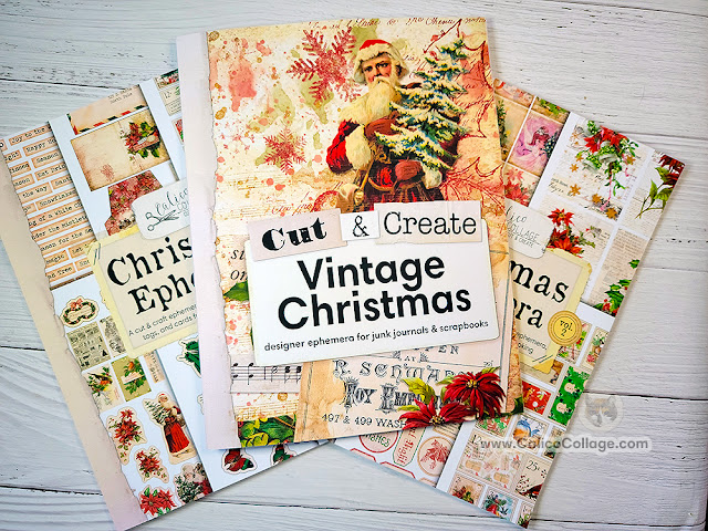 Christmas Ephemera Books for Junk Journals