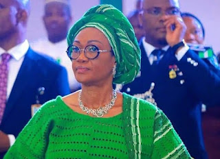 First Lady Praises First Female Nigerian Graduate from UK Military Academy