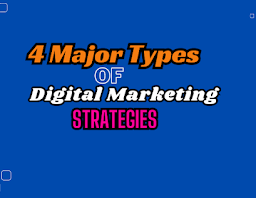  Exploring the Four Major Types of Digital Marketing Strategies