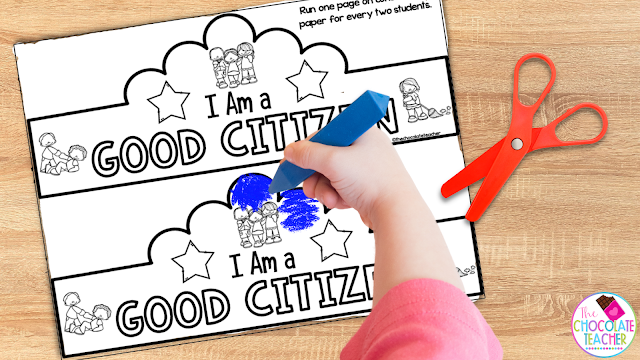 Adding a craftivity like this citizenship crown to your citizenship unit is a great way for your kiddos to show off their learning.