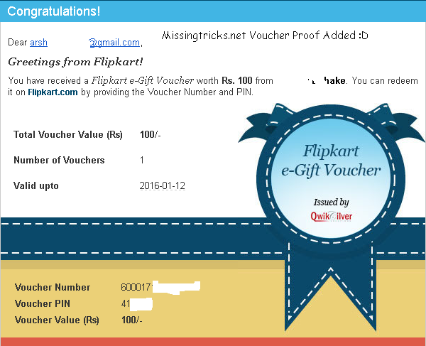 Get Free 1000Rs Flipkart Voucher From buyhatke