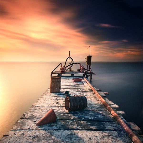 Road through the sea