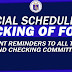 Official Schedule for Checking of Forms (SY 2021-2022)