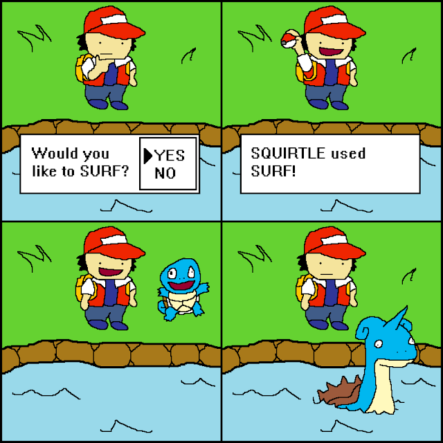 Pokémon, Lapras sustituye a Squirtle