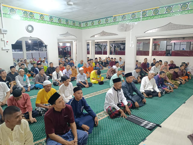 188 Warga Binaan Rutan Karimun Laksanakan Taraweh dan Tadarus Al-Qur'an Bersama