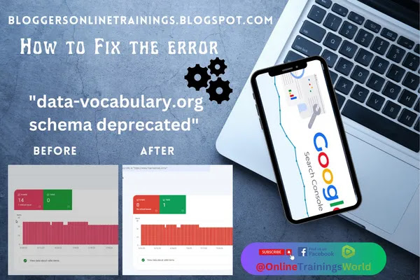 How to Fix the "data-vocabulary.org schema deprecated" Error in Google Search Console