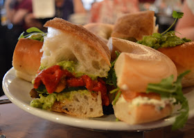 Afternoon tea at Tyneside Bar Cafe in Newcastle - sandwiches 