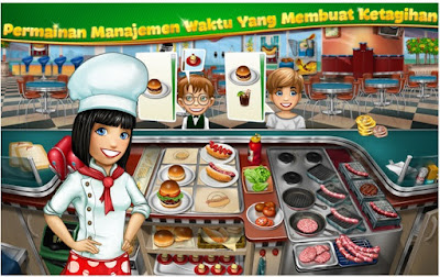  Salah satu game memasak favorit di android yang patut kalian coba Cooking Fever v2.8.0 MOD APK for Android (Unlimited Money+Gems) 