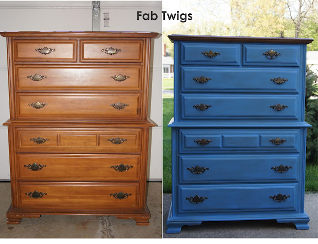 FabTwigs: Dresser Transformation - Painting Furniture with ...