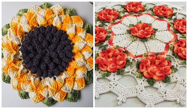 Step-by-step crochet rugs